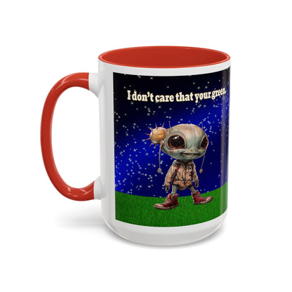 I don't care that your grey - Accent Mug ('snoops' background)