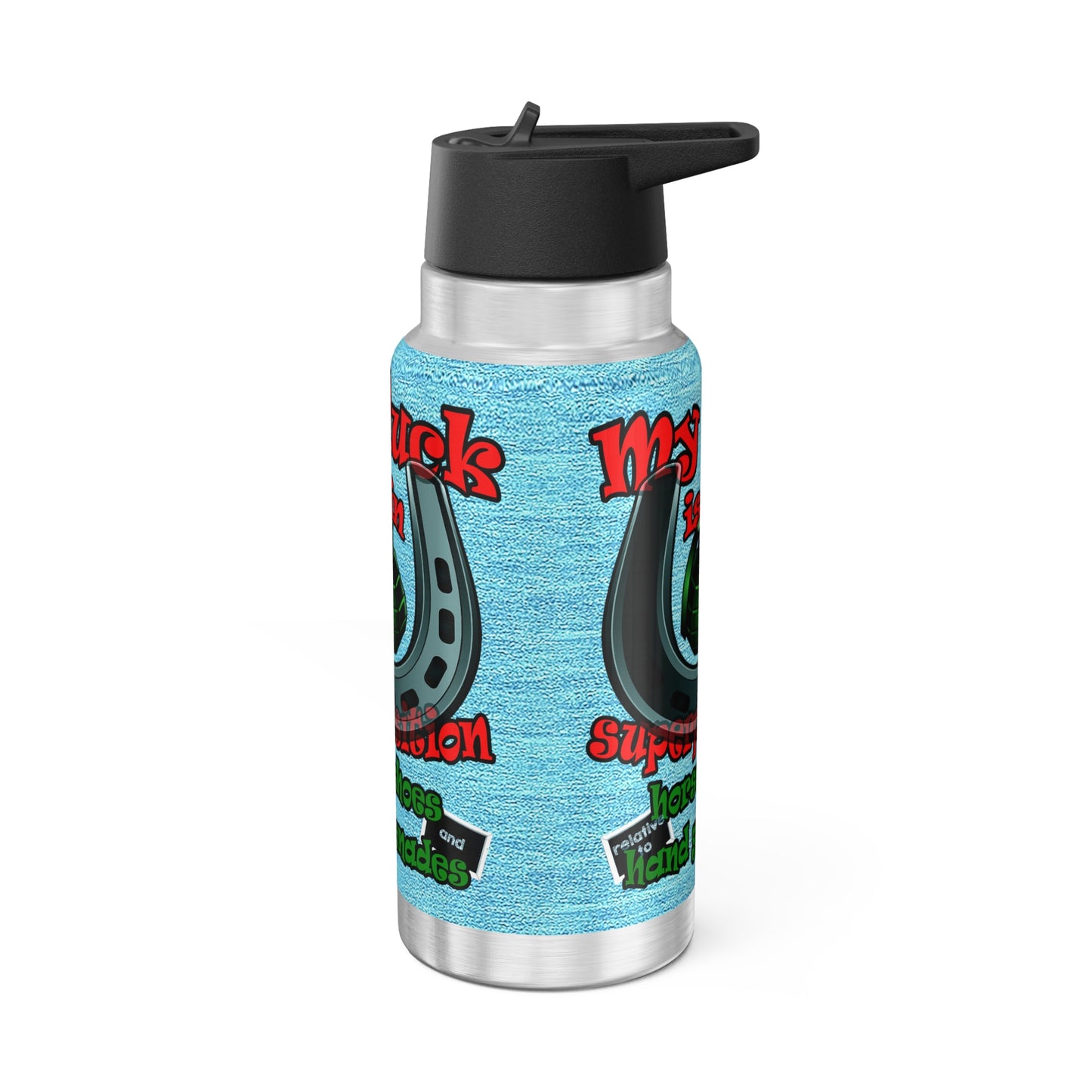 my luck - Gator Tumbler, 32oz  (faded blue)