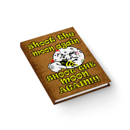 shoot the moon again - journal-blank (brown papyrus)