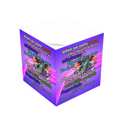 doggystyle - note cube (purple-pink wave)