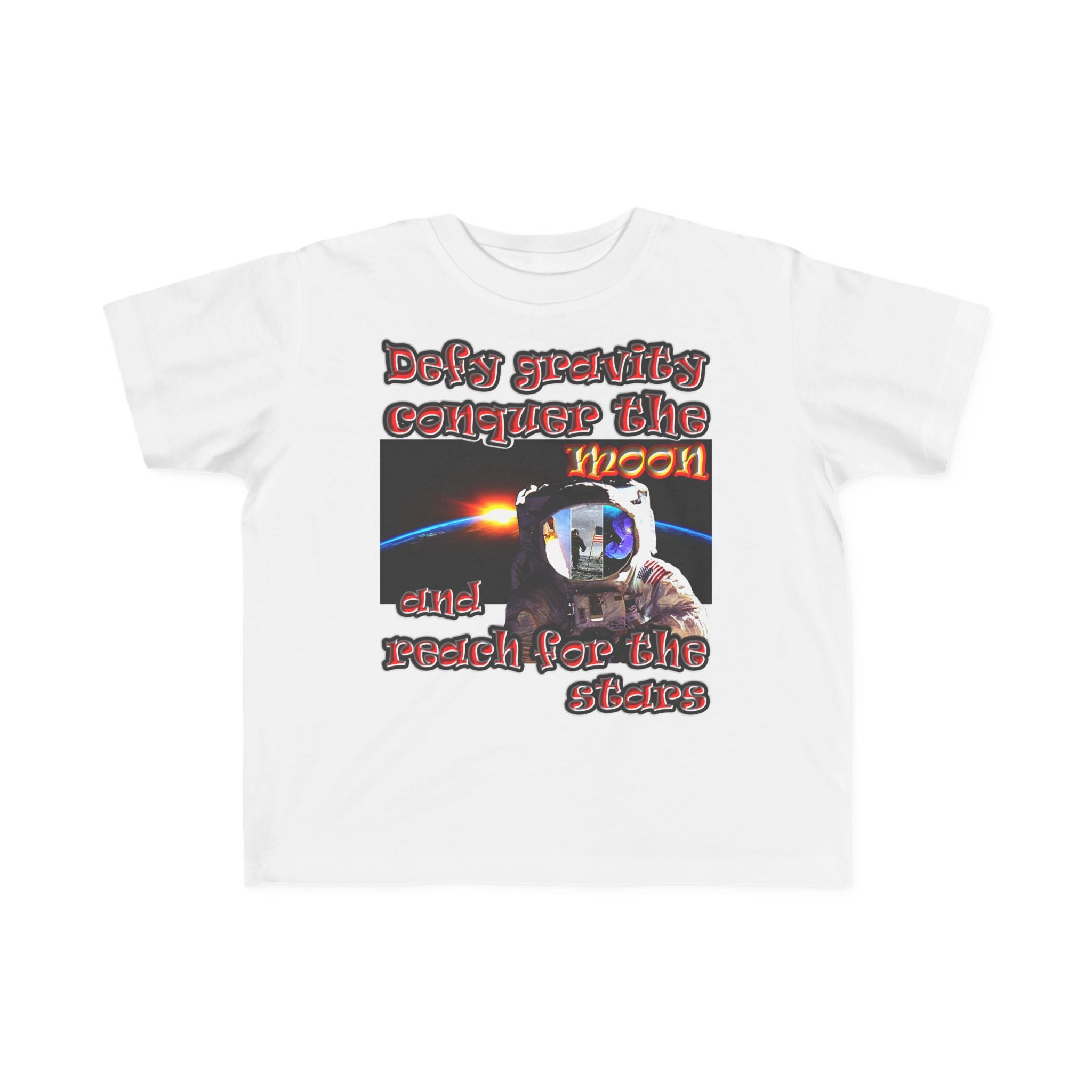 defy conquer reach - Toddler's Fine Jersey Tee