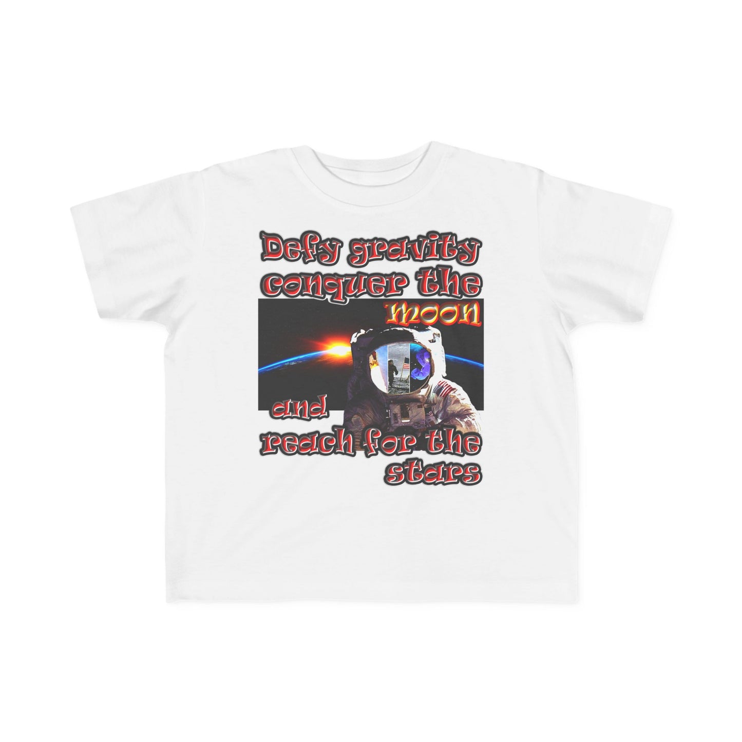 defy conquer reach - Toddler's Fine Jersey Tee