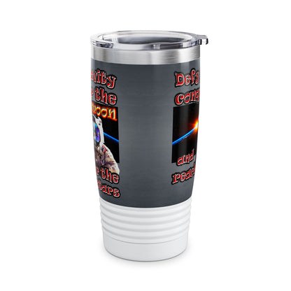 defy conquer reach - Ringneck Tumbler, 20oz (grey-light grey)