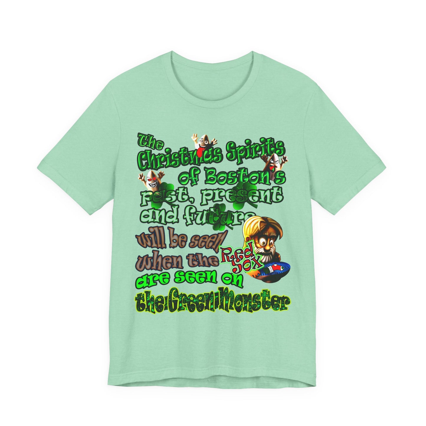 christmas spirits of boston - Unisex Jersey Short Sleeve Tee