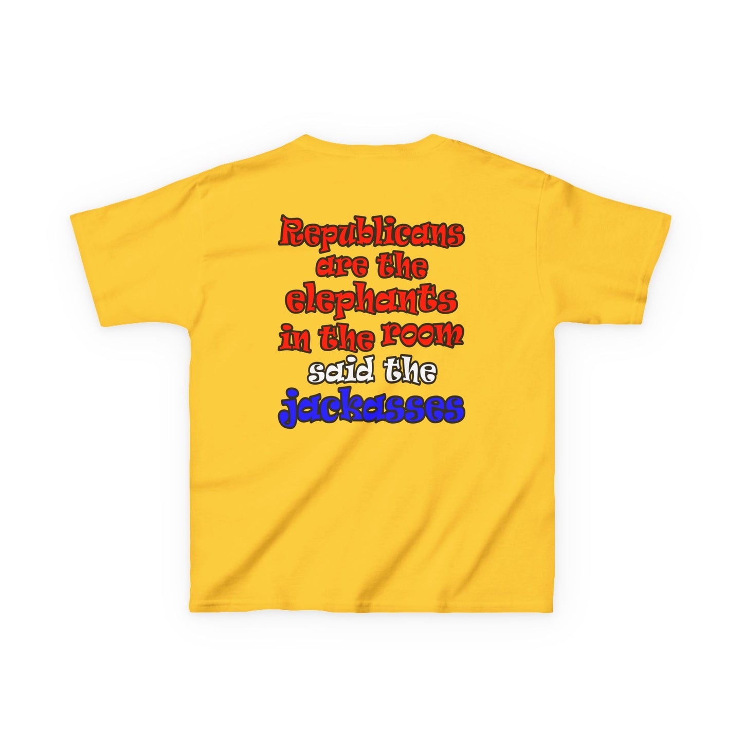 donkeys and elephants - Kids Heavy Cotton™ Tee