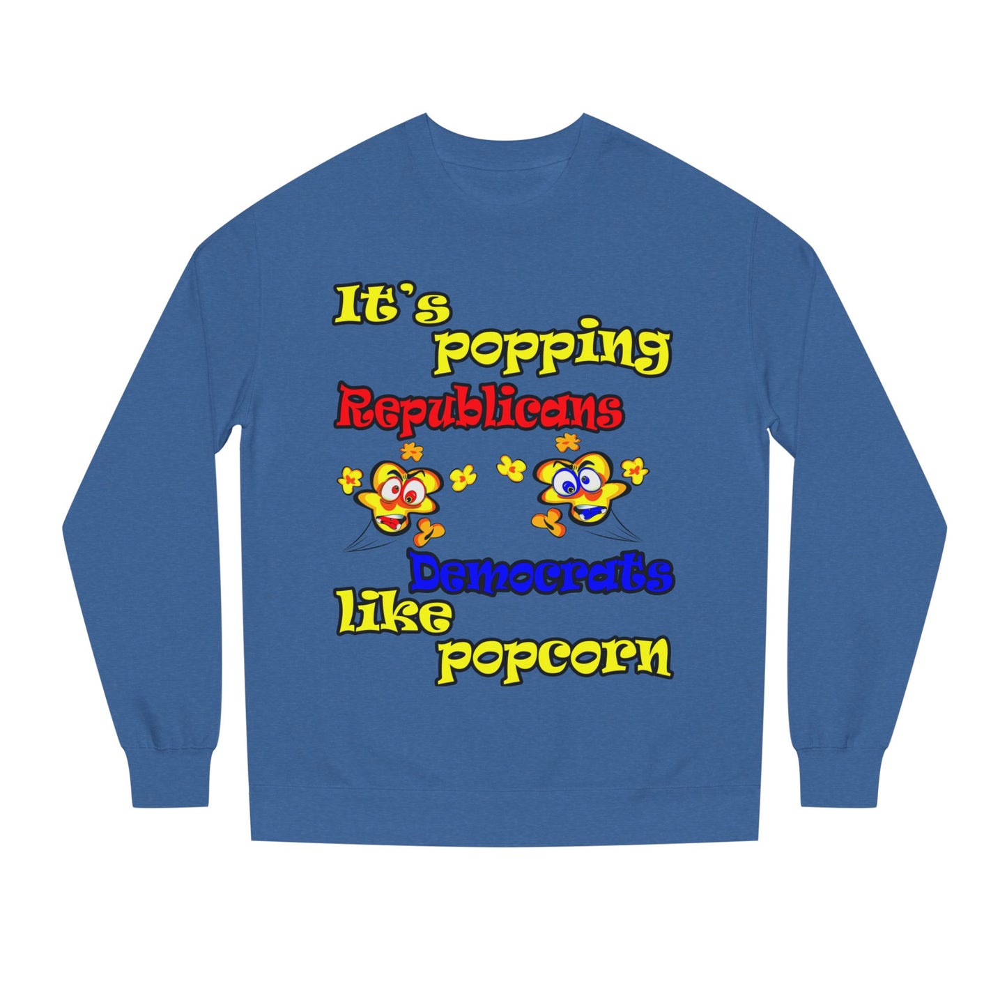 popping like popcorn - Unisex Crew Neck Sweatshirt