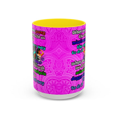 doggystyle - Accent Mug (pink swirl)