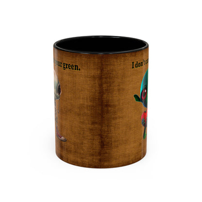 I don't care that your grey - Accent Mug (brown papyrus)