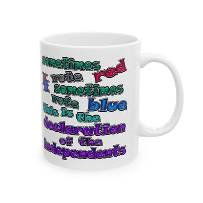 declaration of the independents - White Mug (white)