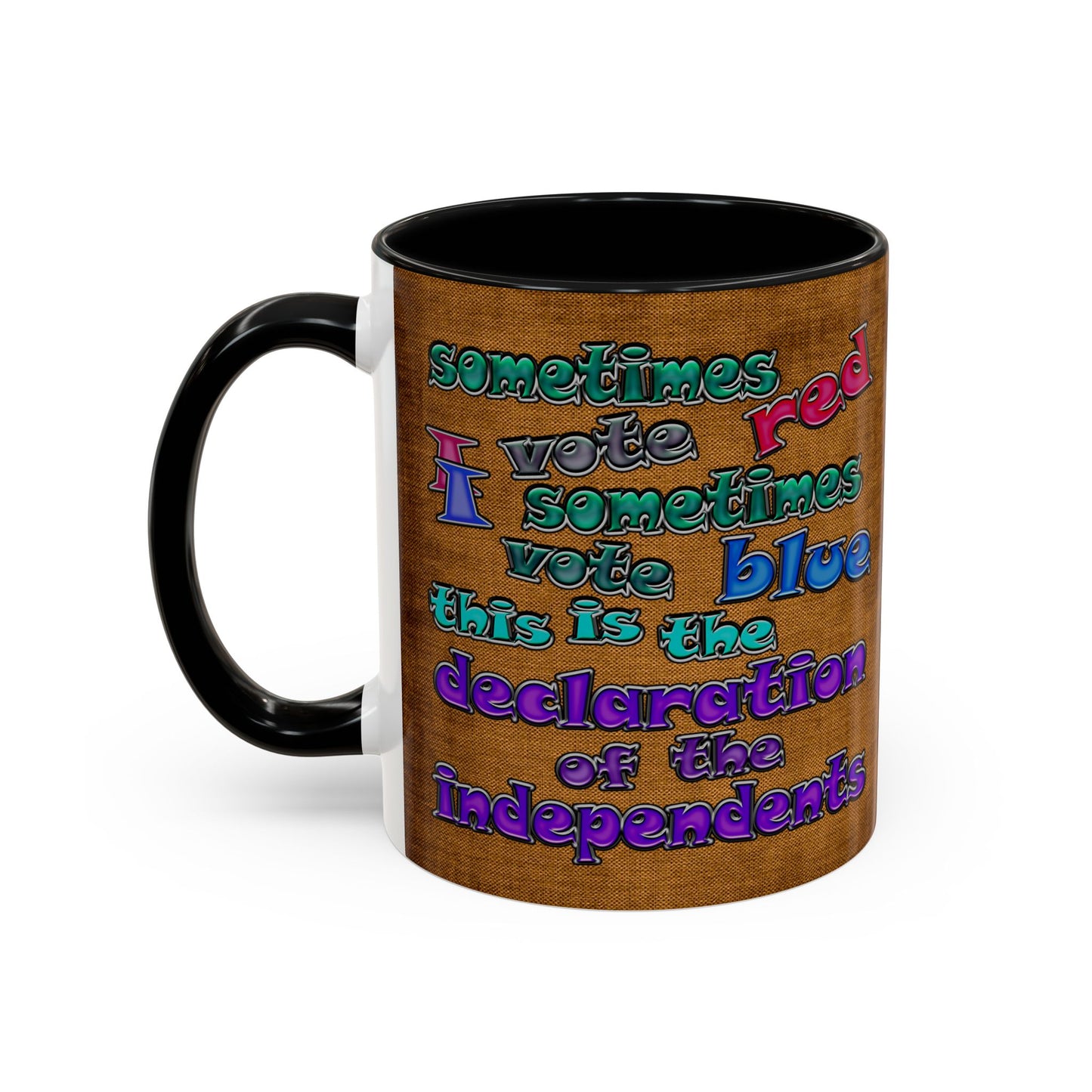 declaration of the independents - Accent Mug (brown papyrus)