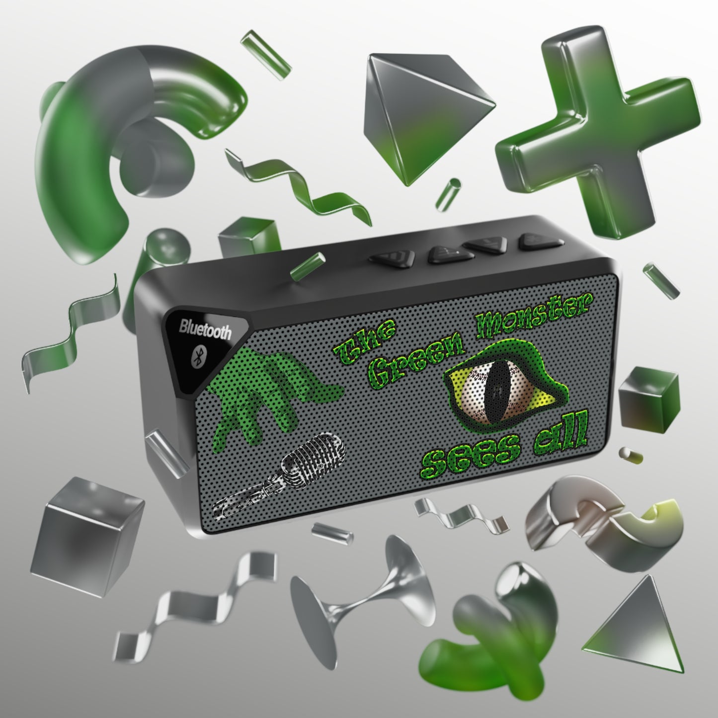 green monster - Jabba Bluetooth Speaker (dark grey)