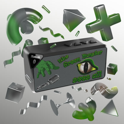 green monster - Jabba Bluetooth Speaker (dark grey)