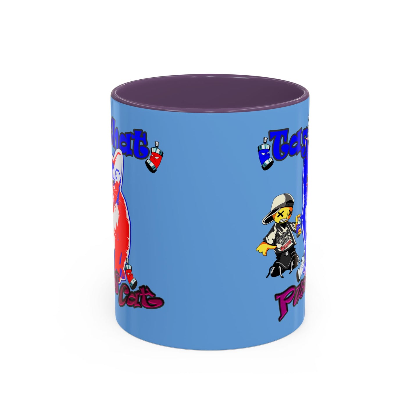 tag that - Accent Mug (light blue)