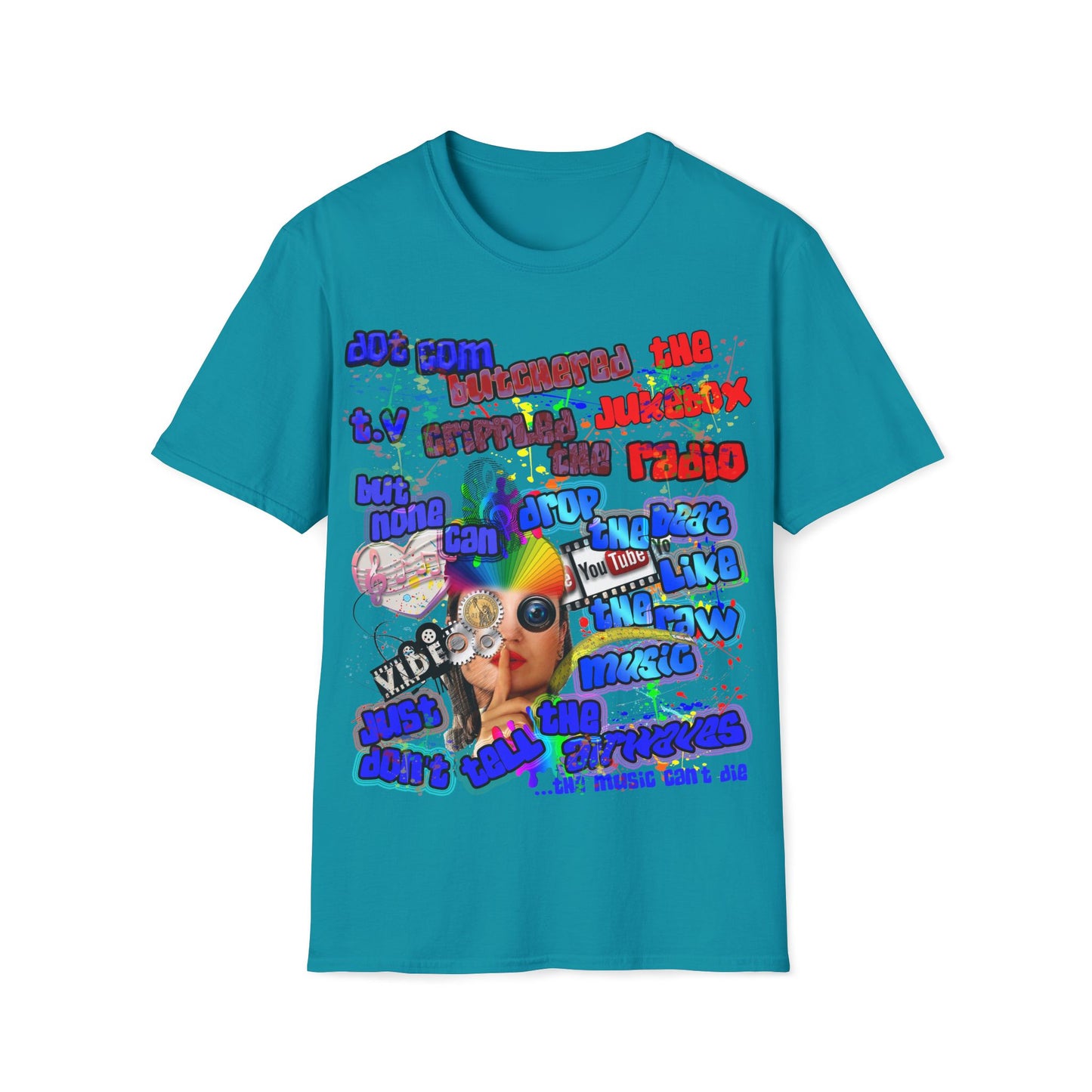 drop the beat - Unisex Softstyle T-Shirt