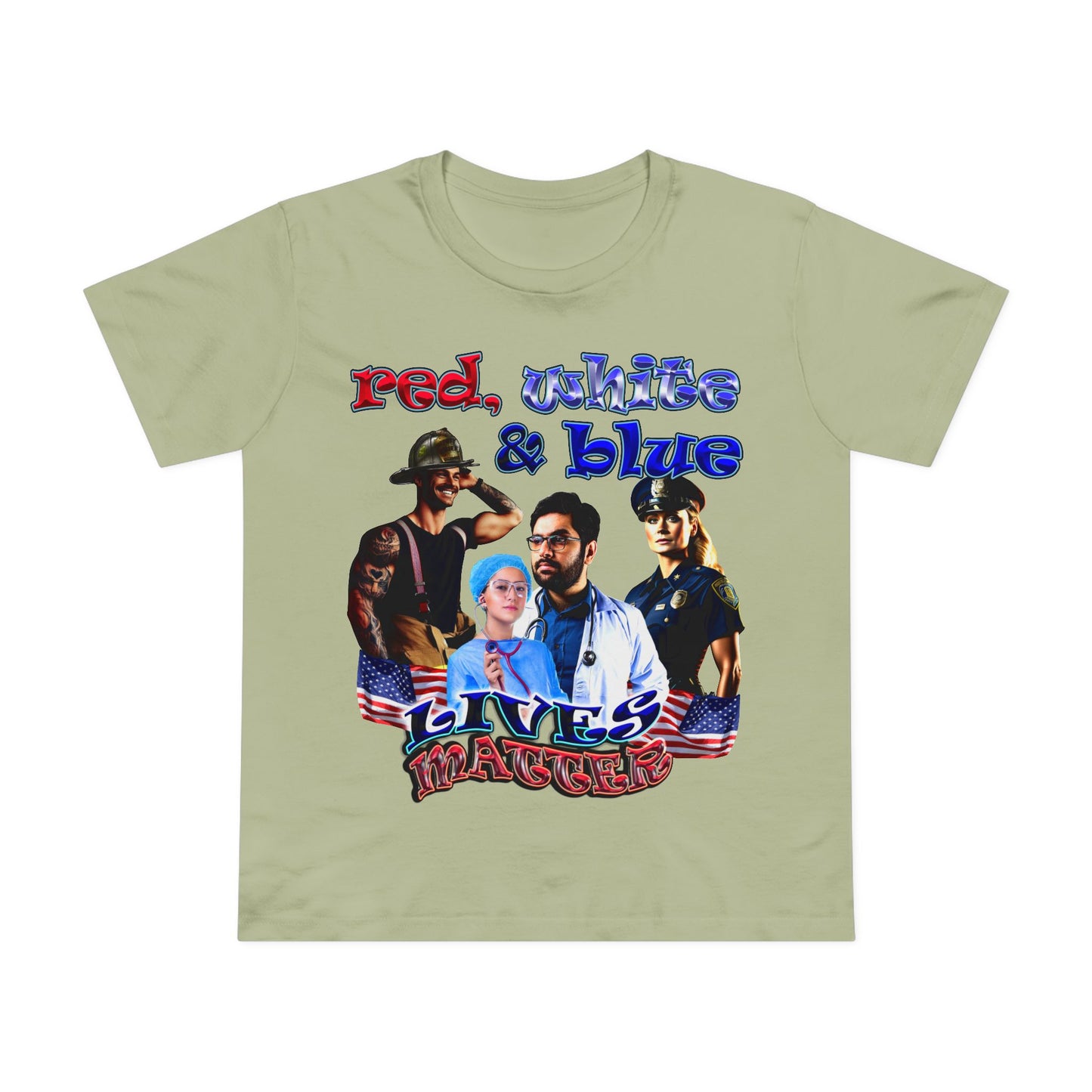 rw&b lives matter - Women’s Maple Tee