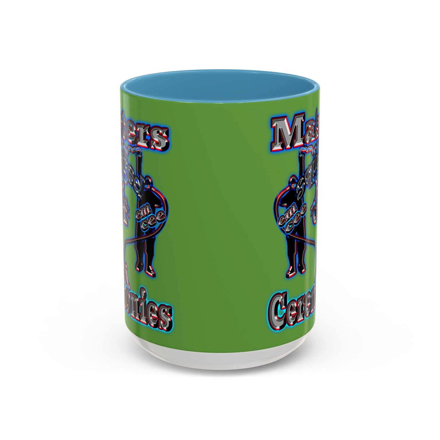 em cee squared - Accent Mug (green)