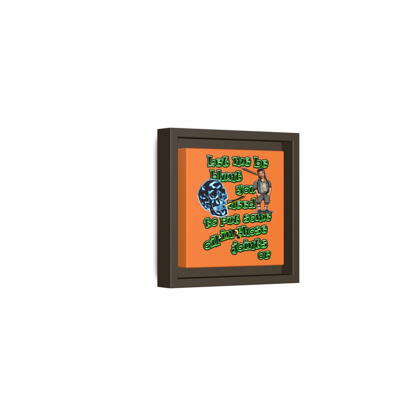 og - framed canvas art (crusta)