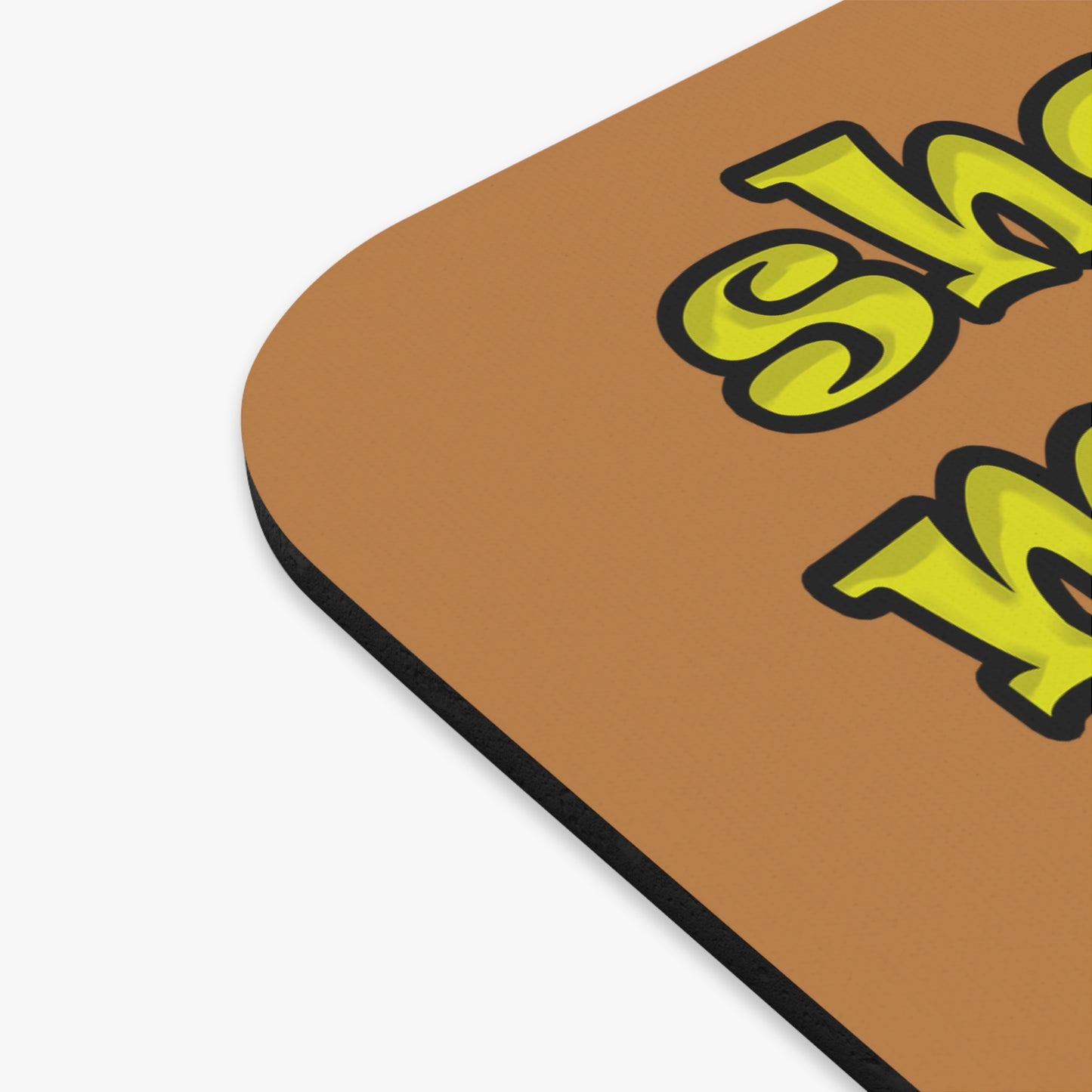 shoot the moon again - Mouse Pad (Rectangle) (light brown)