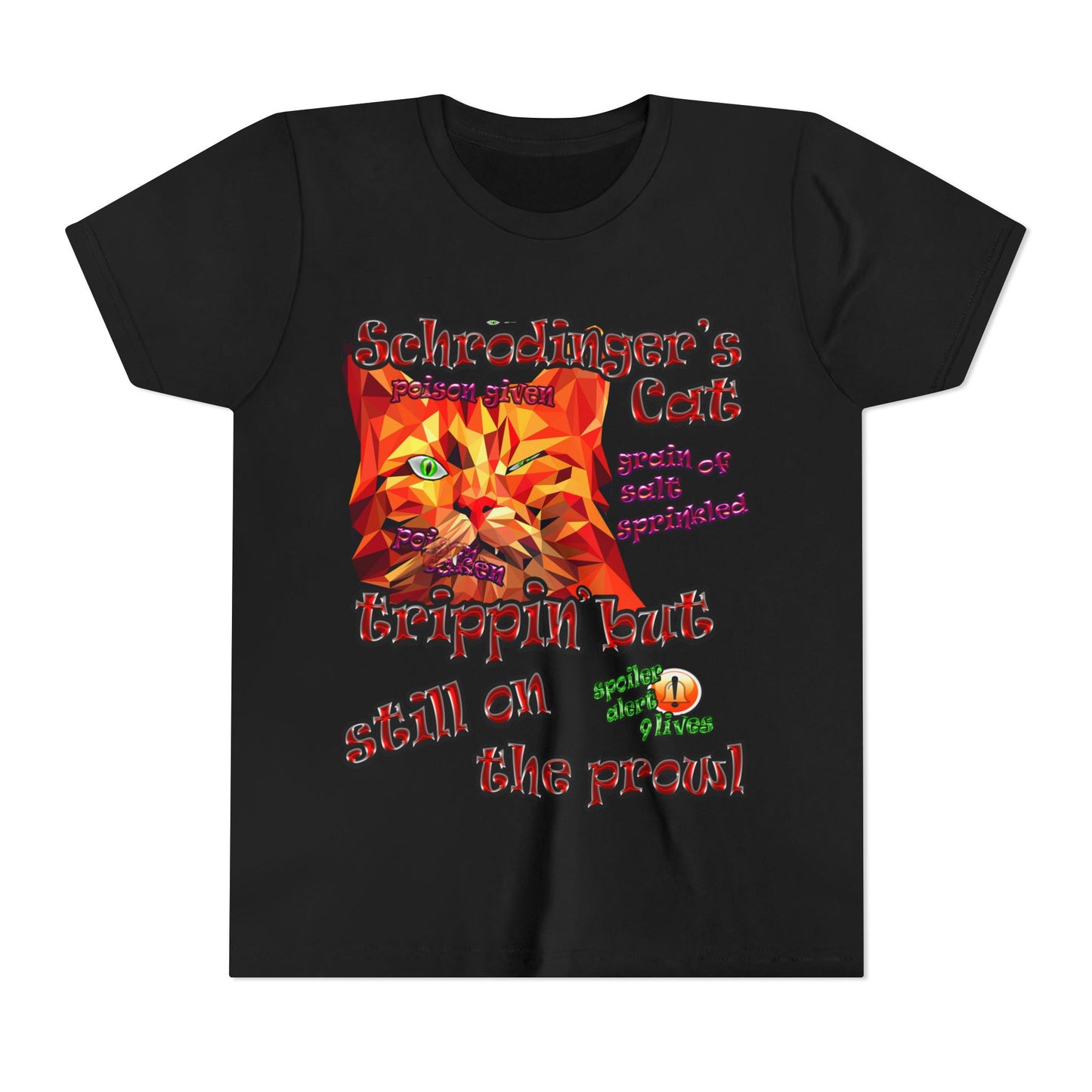 schrodinger's cat - Youth Short Sleeve Tee