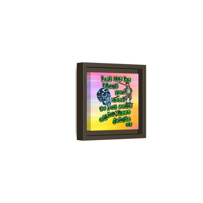 og - framed canvas art (color blur)