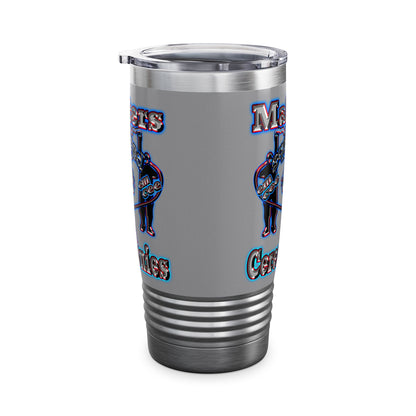 em cee squared - Ringneck Tumbler, 20oz (grey)