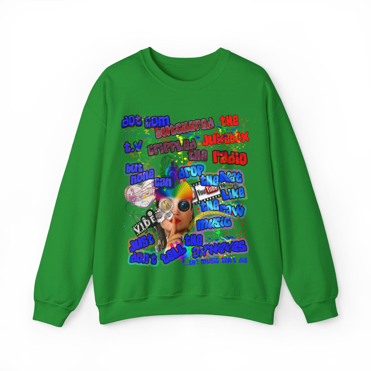 drop the beat - Unisex Heavy Blend™ Crewneck Sweatshirt