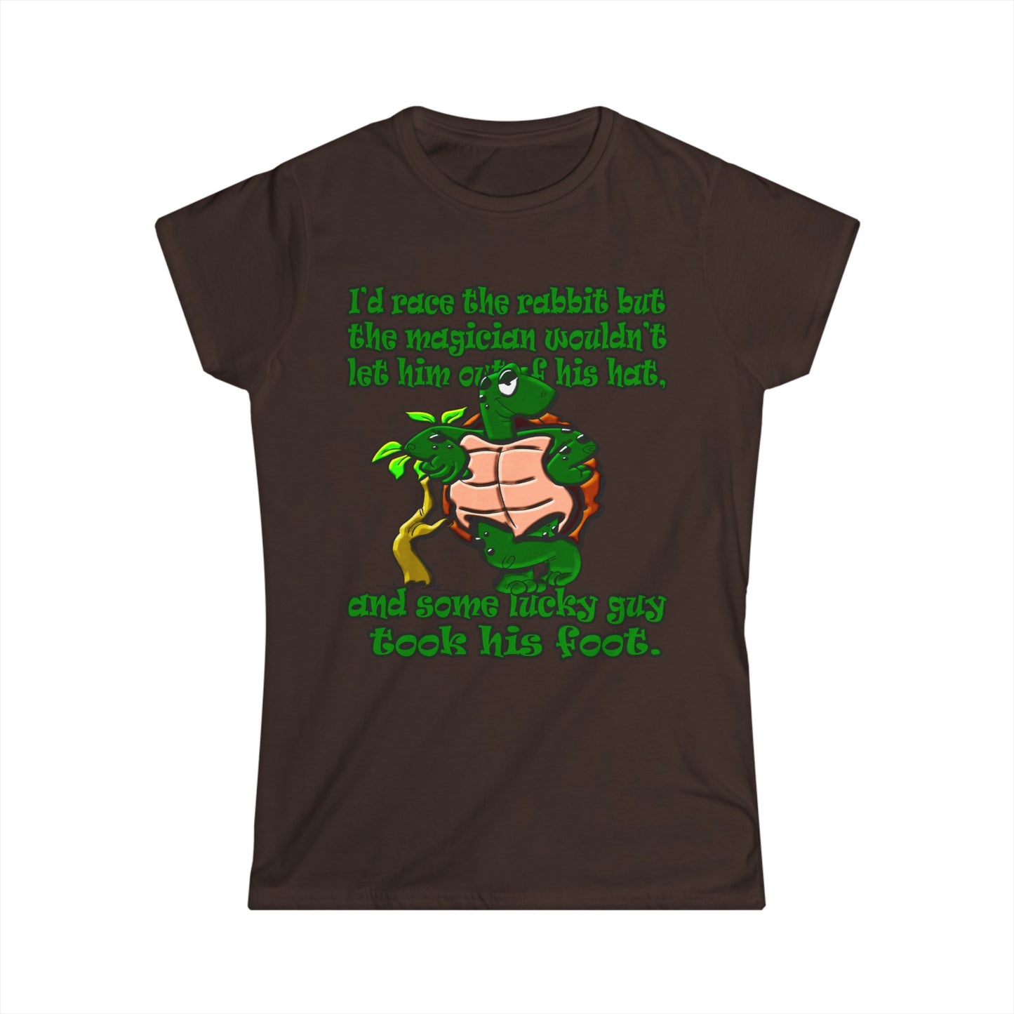 turtle race - Women's Softstyle Tee