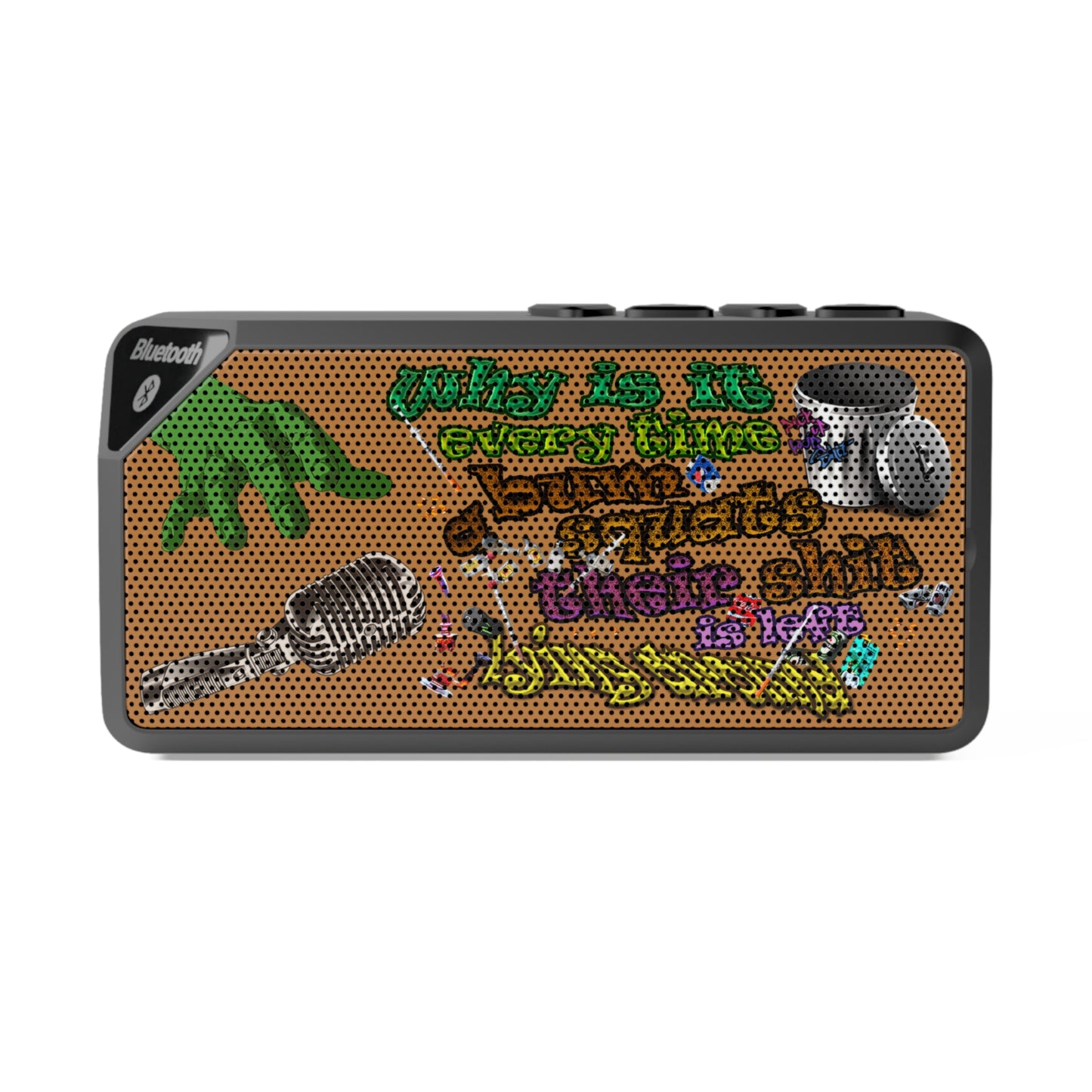 the bum's shit - Jabba Bluetooth Speaker (light brown)