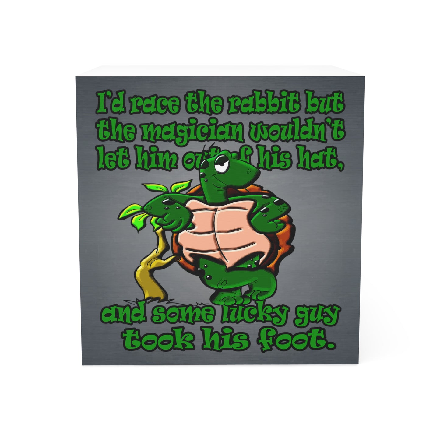 turtle race - note cube (grey-light grey)