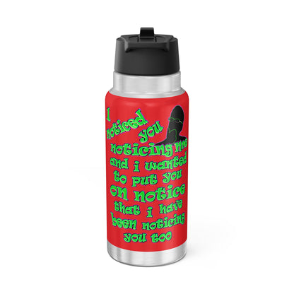 noticed you noticing - Gator Tumbler, 32oz (red)
