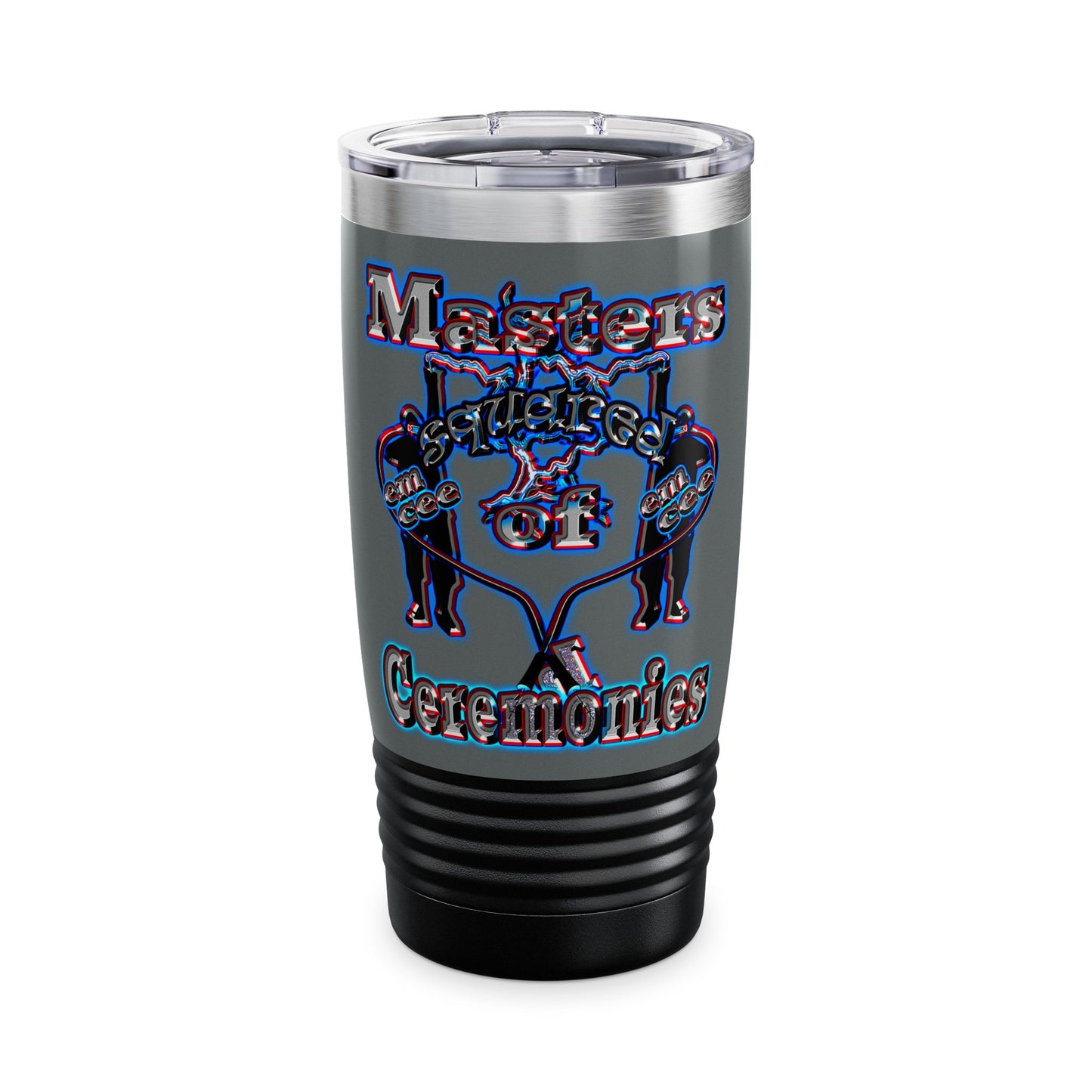 em cee squared - Ringneck Tumbler, 20oz (dark grey)