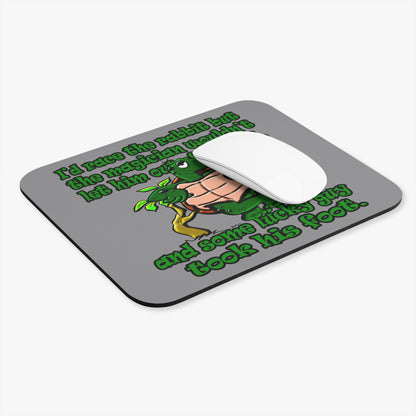 turtle race - Mouse Pad (Rectangle) (grey)