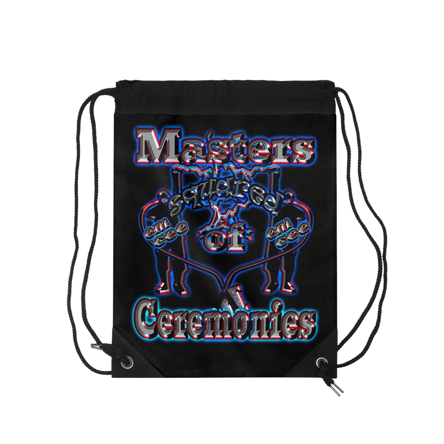 em cee squared - Drawstring Bag (black)