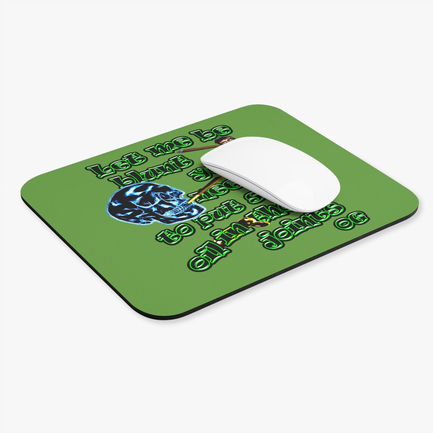 og - Mouse Pad (Rectangle) (green)