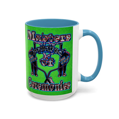 em cee squared - Accent Mug (green turf)