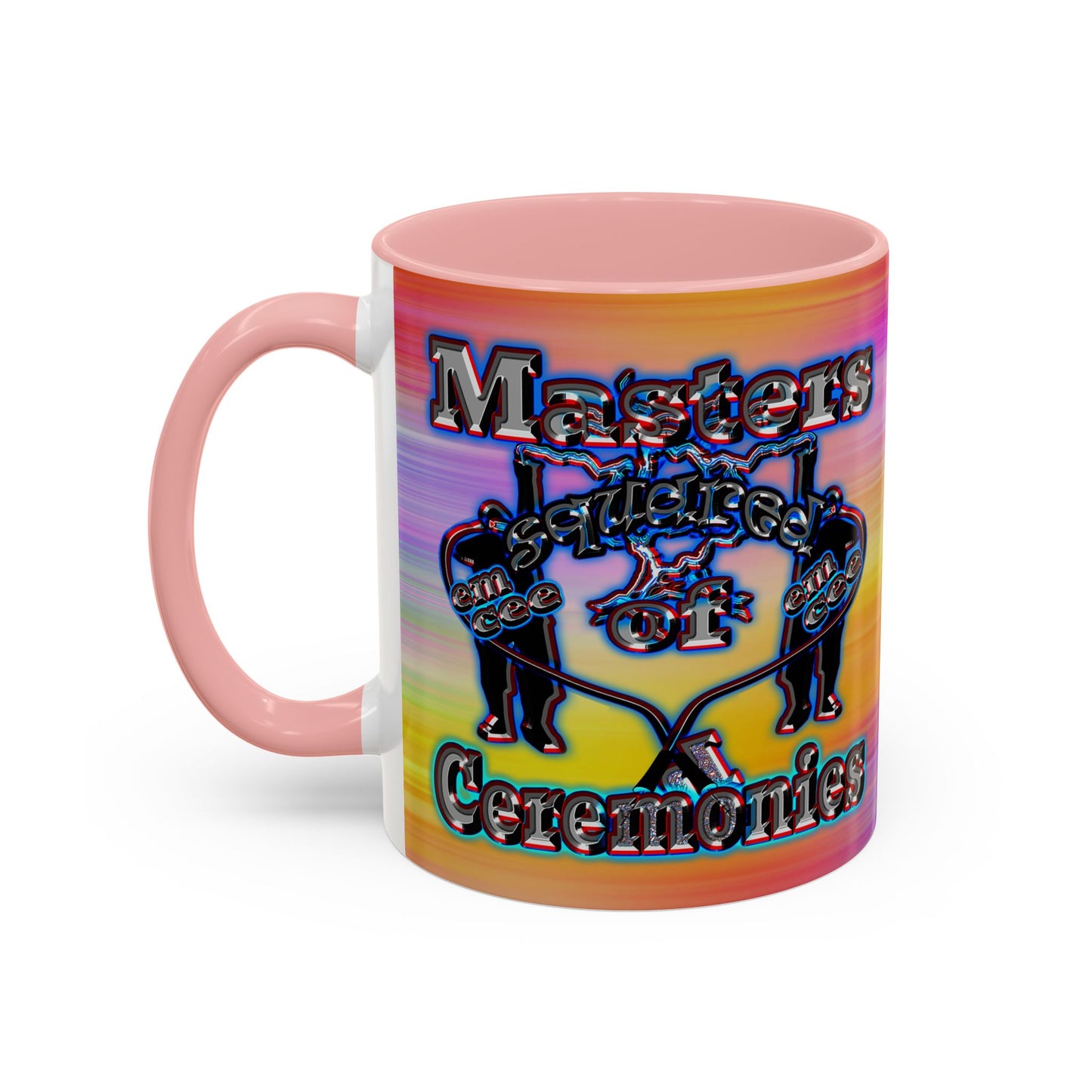 em cee squared - Accent Mug (color blur)