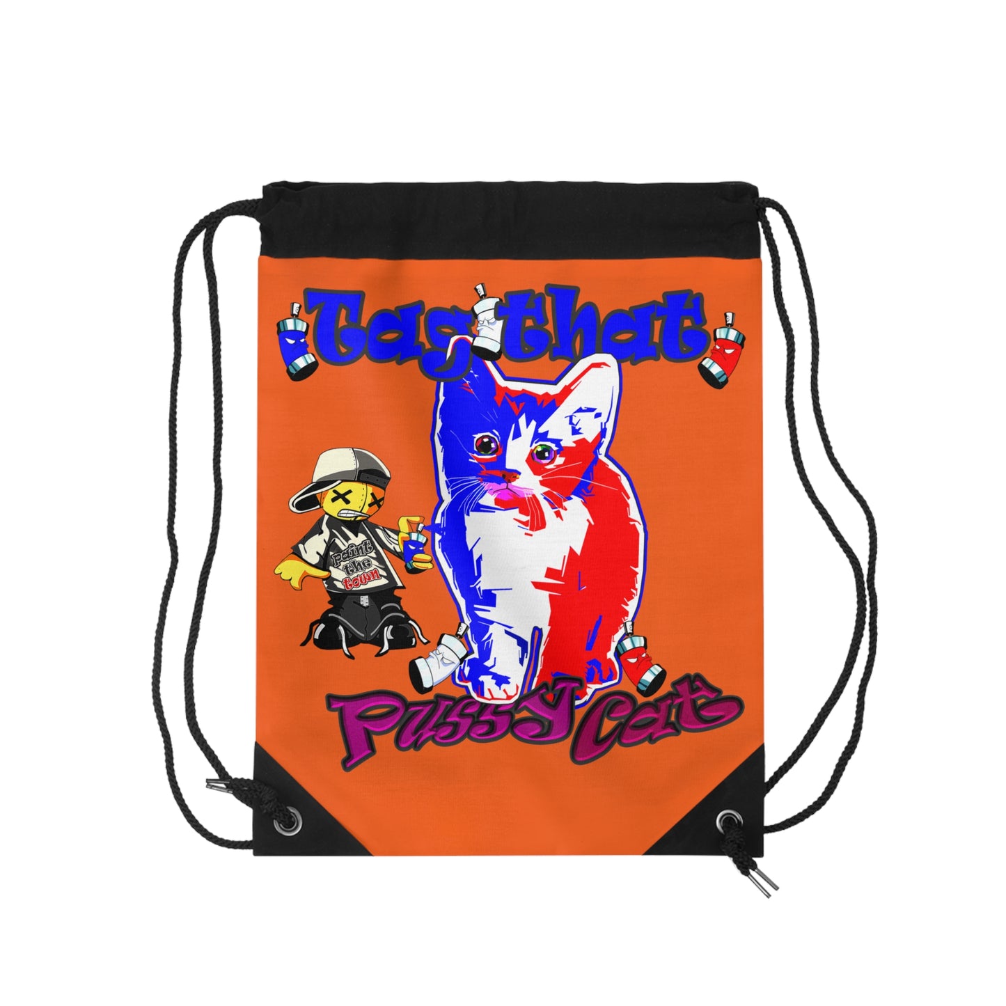 tag that - Drawstring Bag (orange)