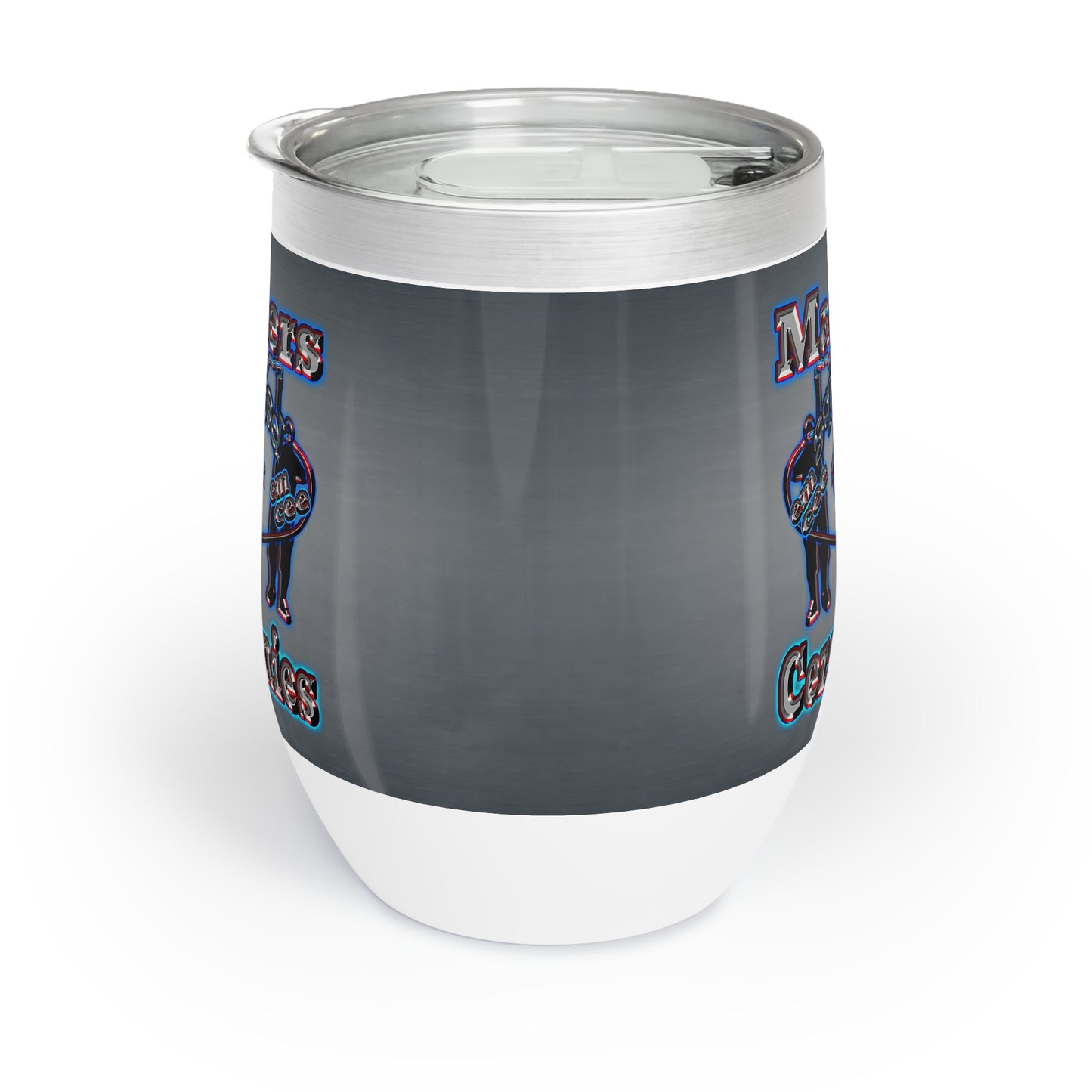em cee squared - Chill Wine Tumbler (grey-light grey)