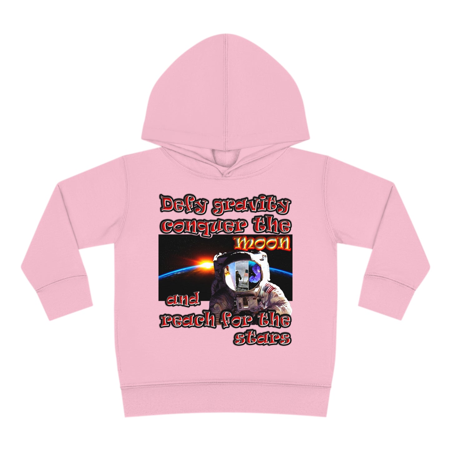 defy conquer reach - Toddler Pullover Fleece Hoodie