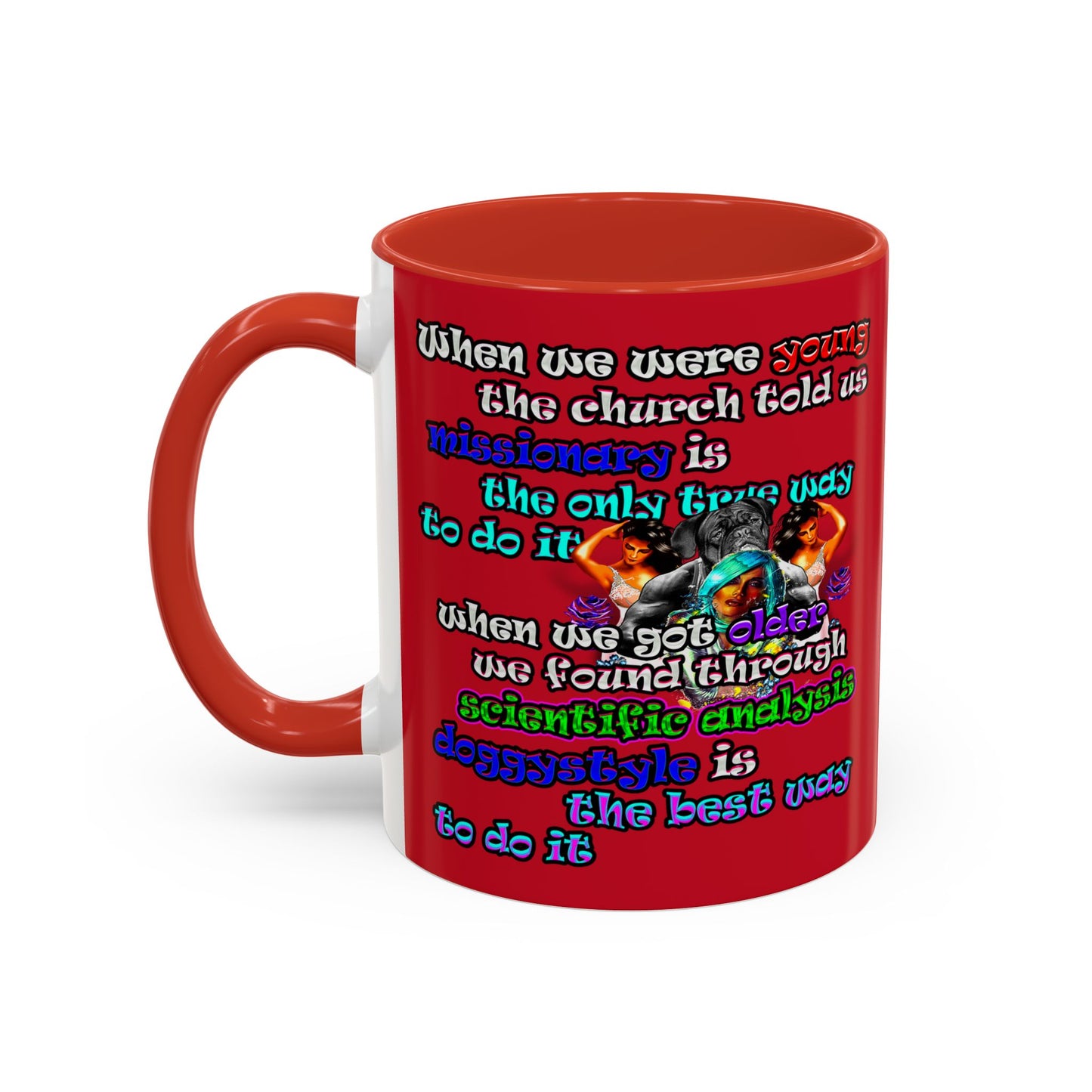 doggystyle - Accent Mug (dark red)
