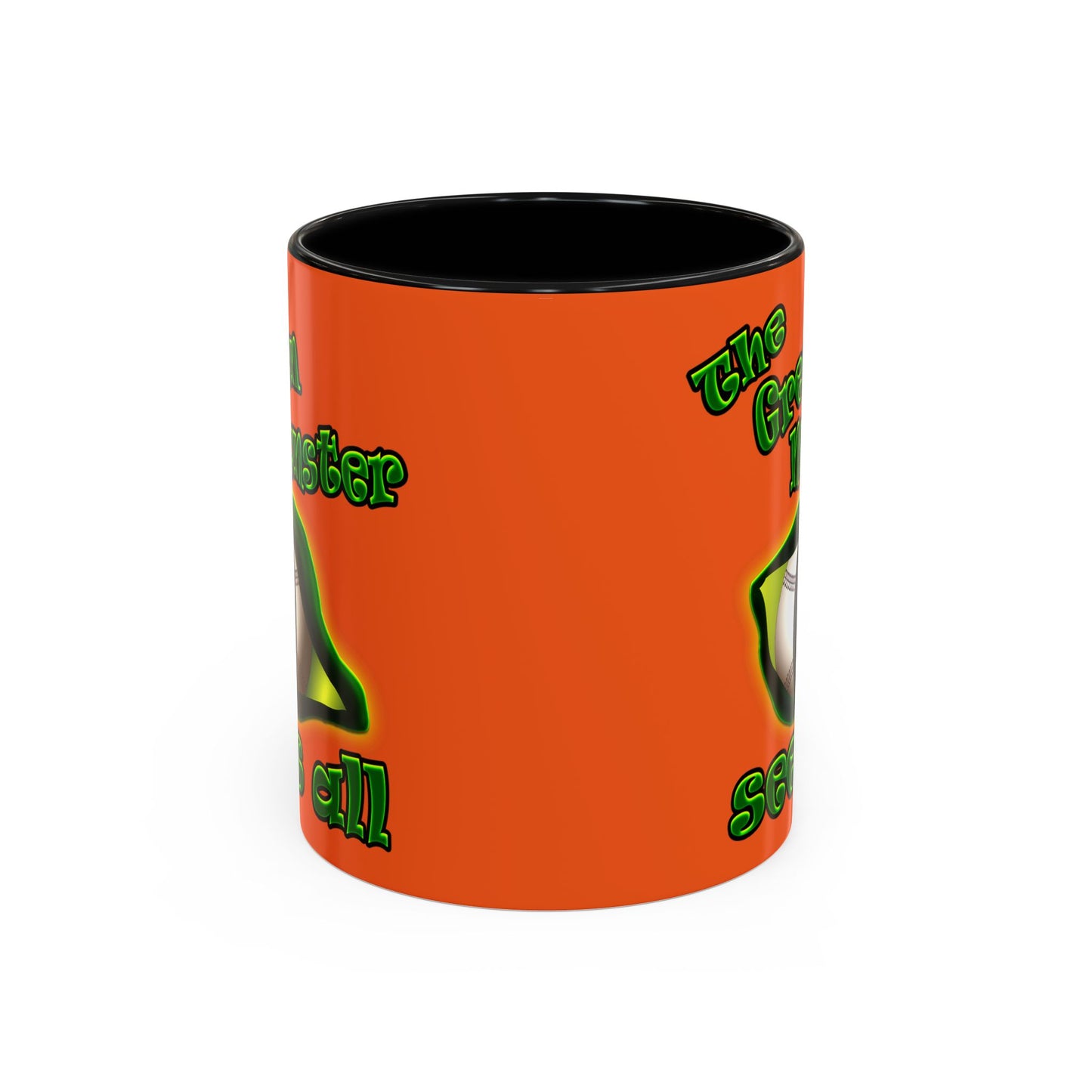 green monster - Accent Mug (orange)