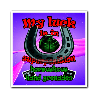 my luck - Magnets - (purple-pink wave)