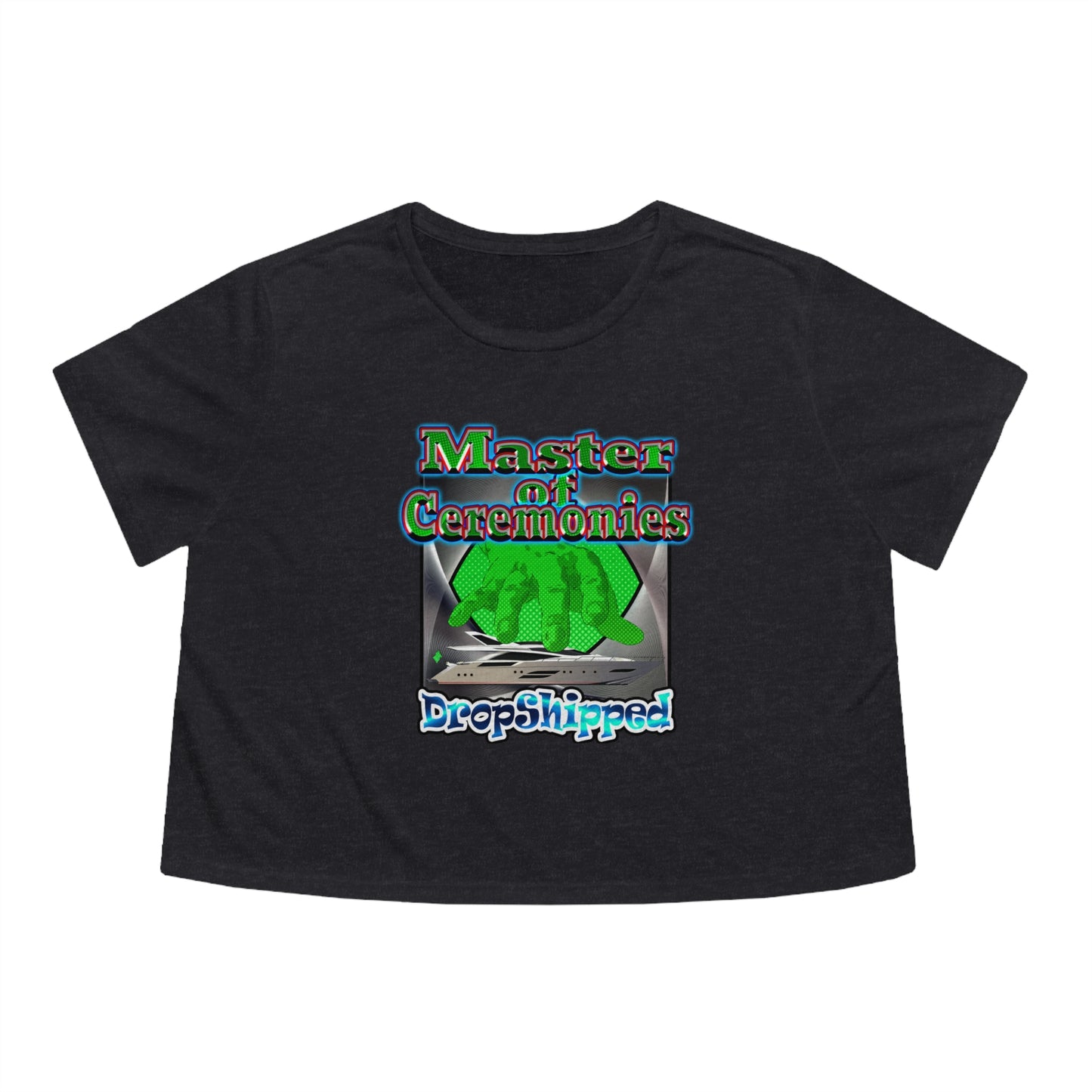 logo - Women's Flowy Cropped Tee