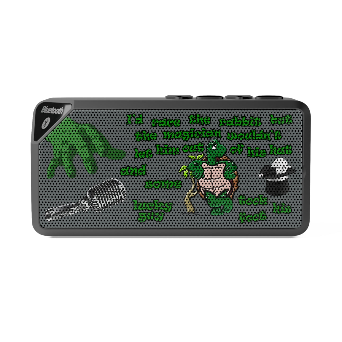 turtle race - Jabba Bluetooth Speaker (dark grey)