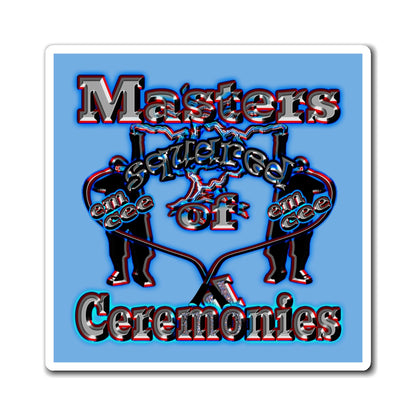 em cee squared - Magnets - (light blue)