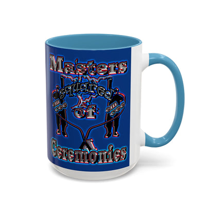 em cee squared - Accent Mug (dark blue)