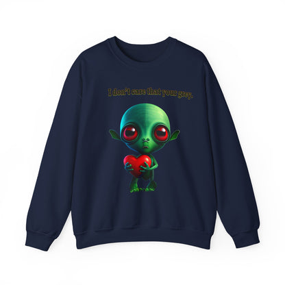 I don't care that your grey - Unisex Heavy Blend™ Crewneck Sweatshirt