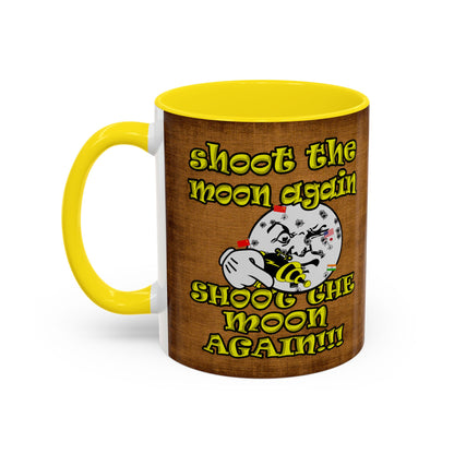 shoot the moon again - Accent Mug (brown papyrus)