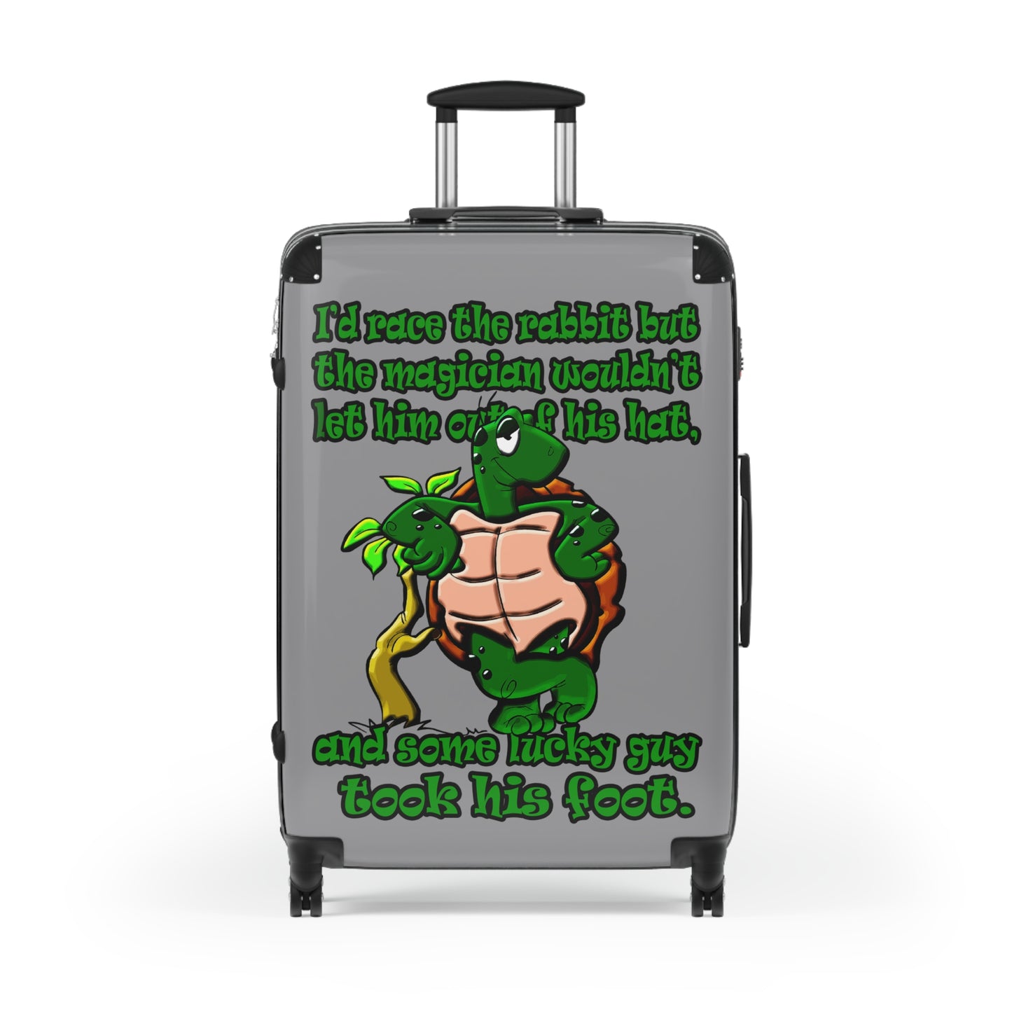 turtle race - Suitcase (grey)