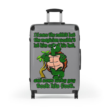 turtle race - Suitcase (grey)